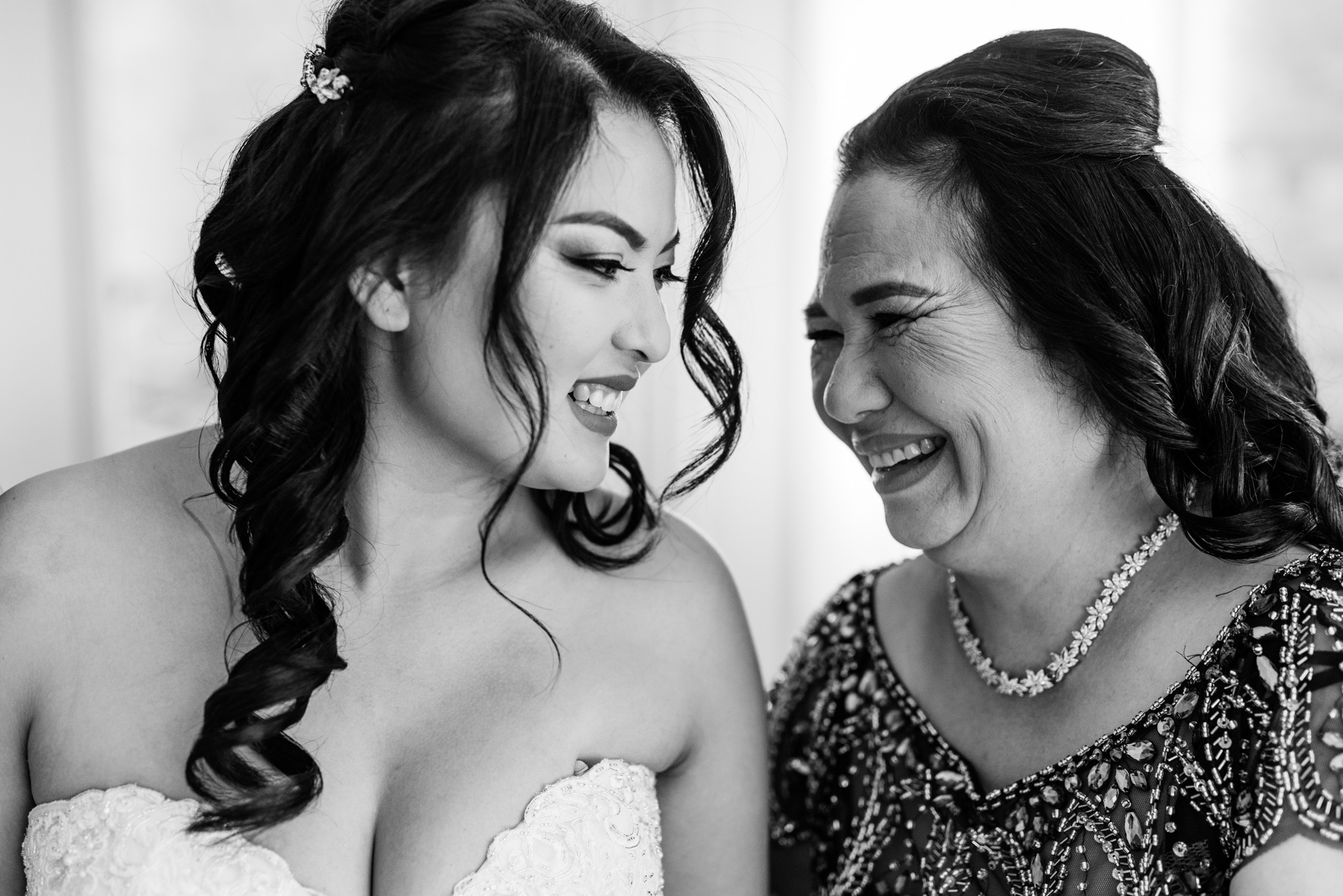 Bride and her mother