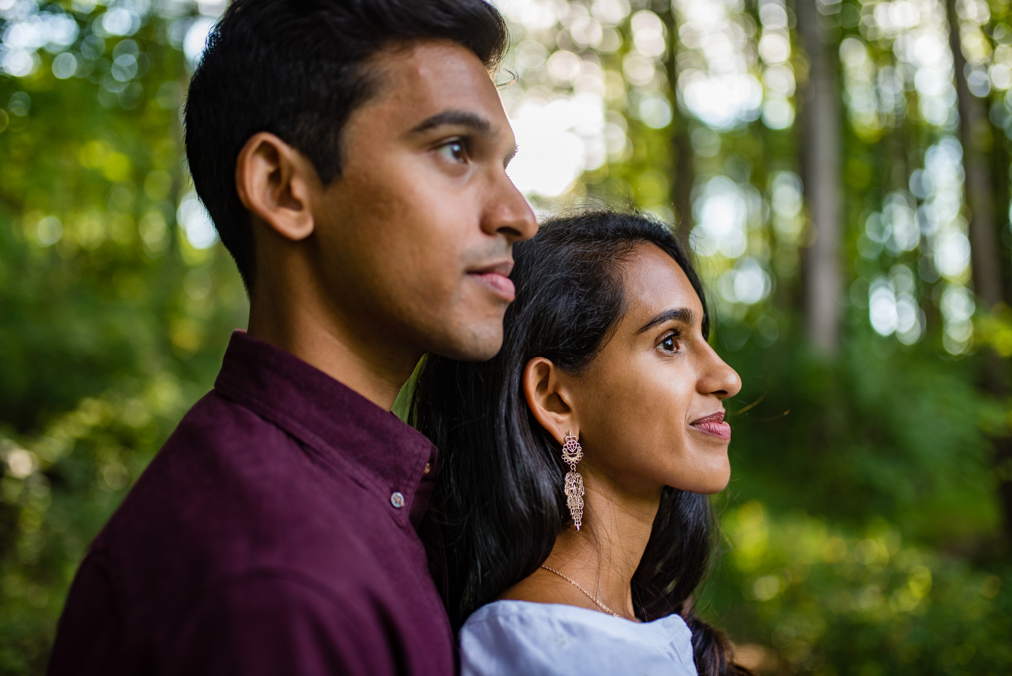 Indian couple engagement session