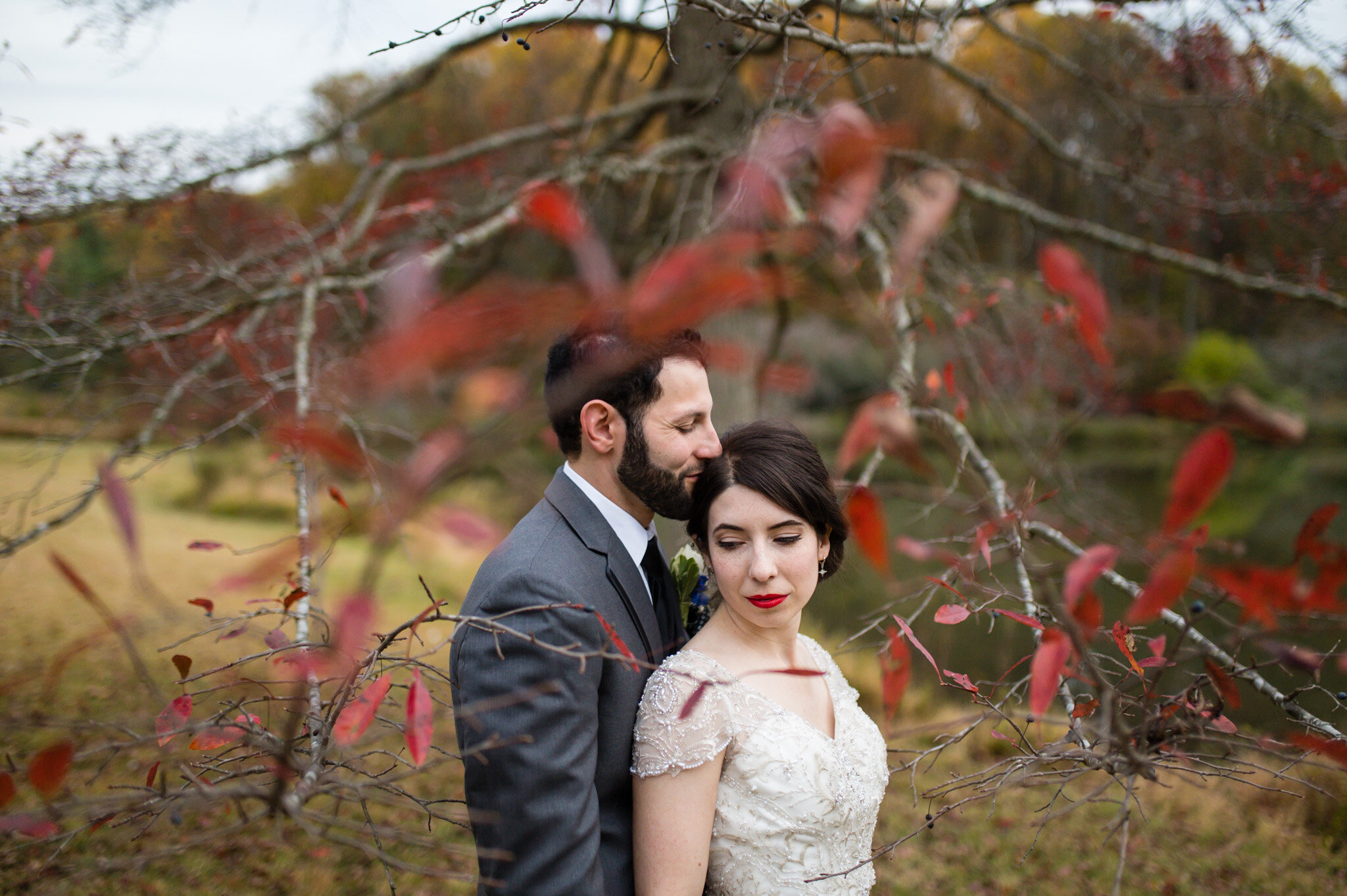 Autumn wedding at Meadowlark Botanic Gardens
