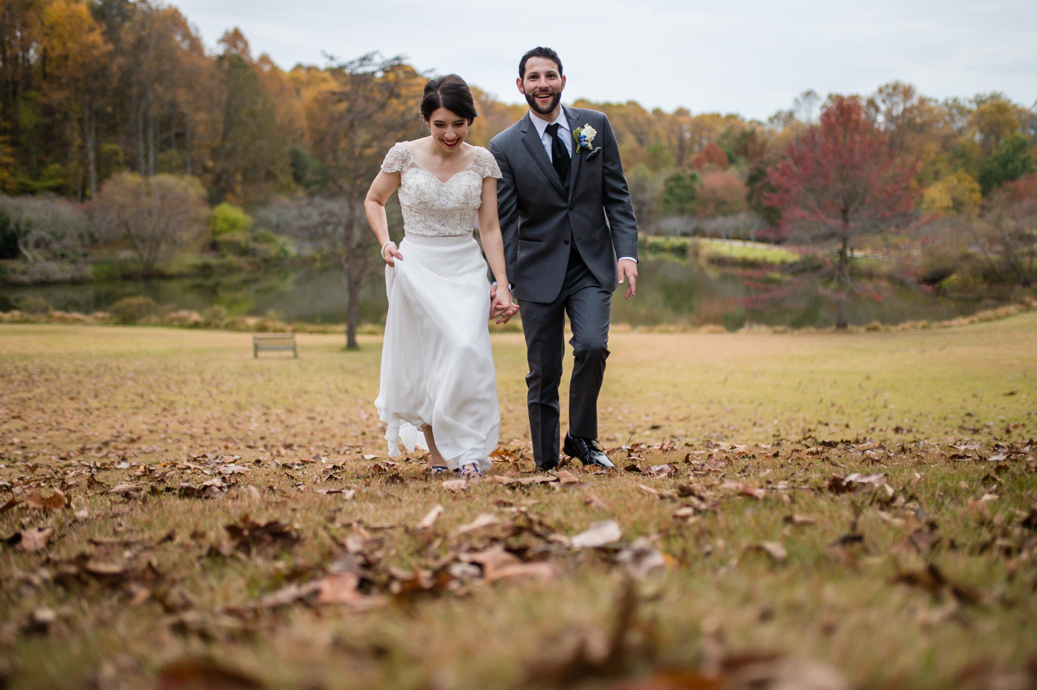 Wedding photography Meadowlark Gardens