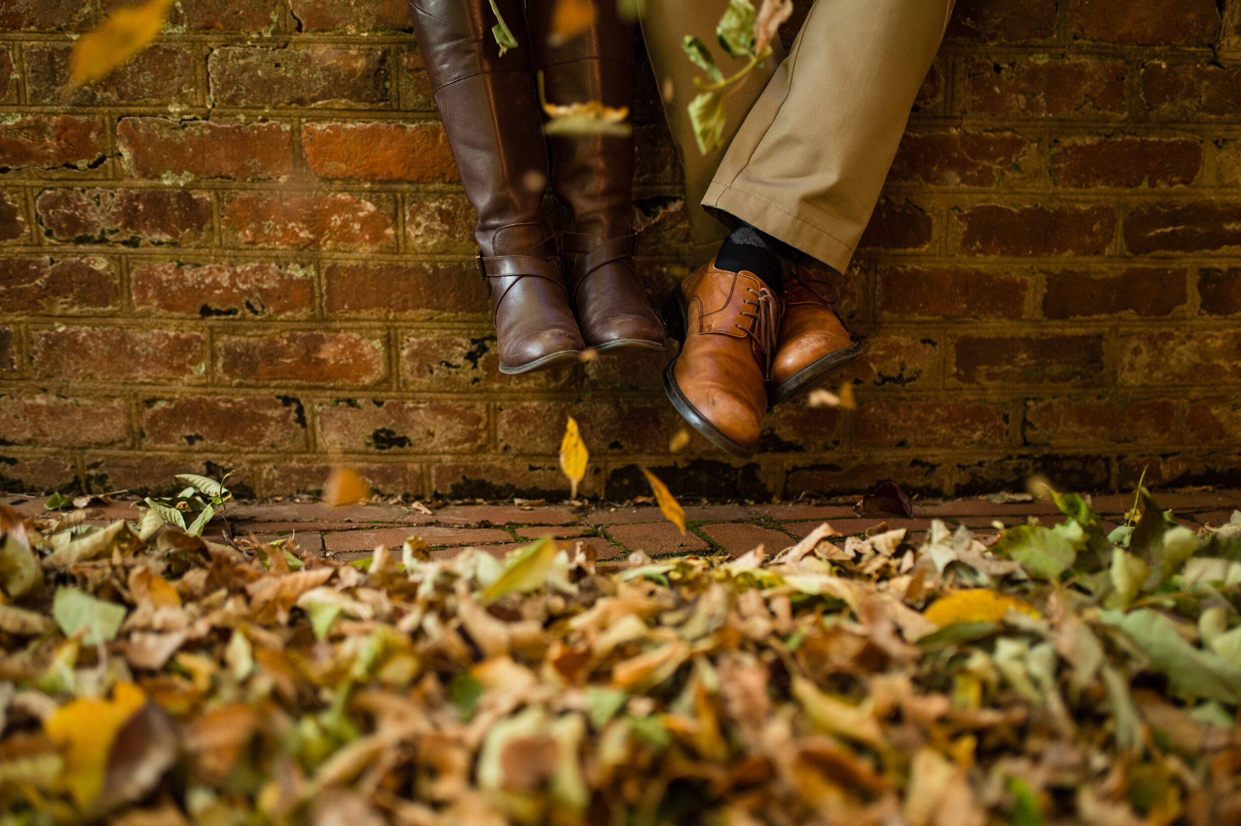 Virginia fall engagement session