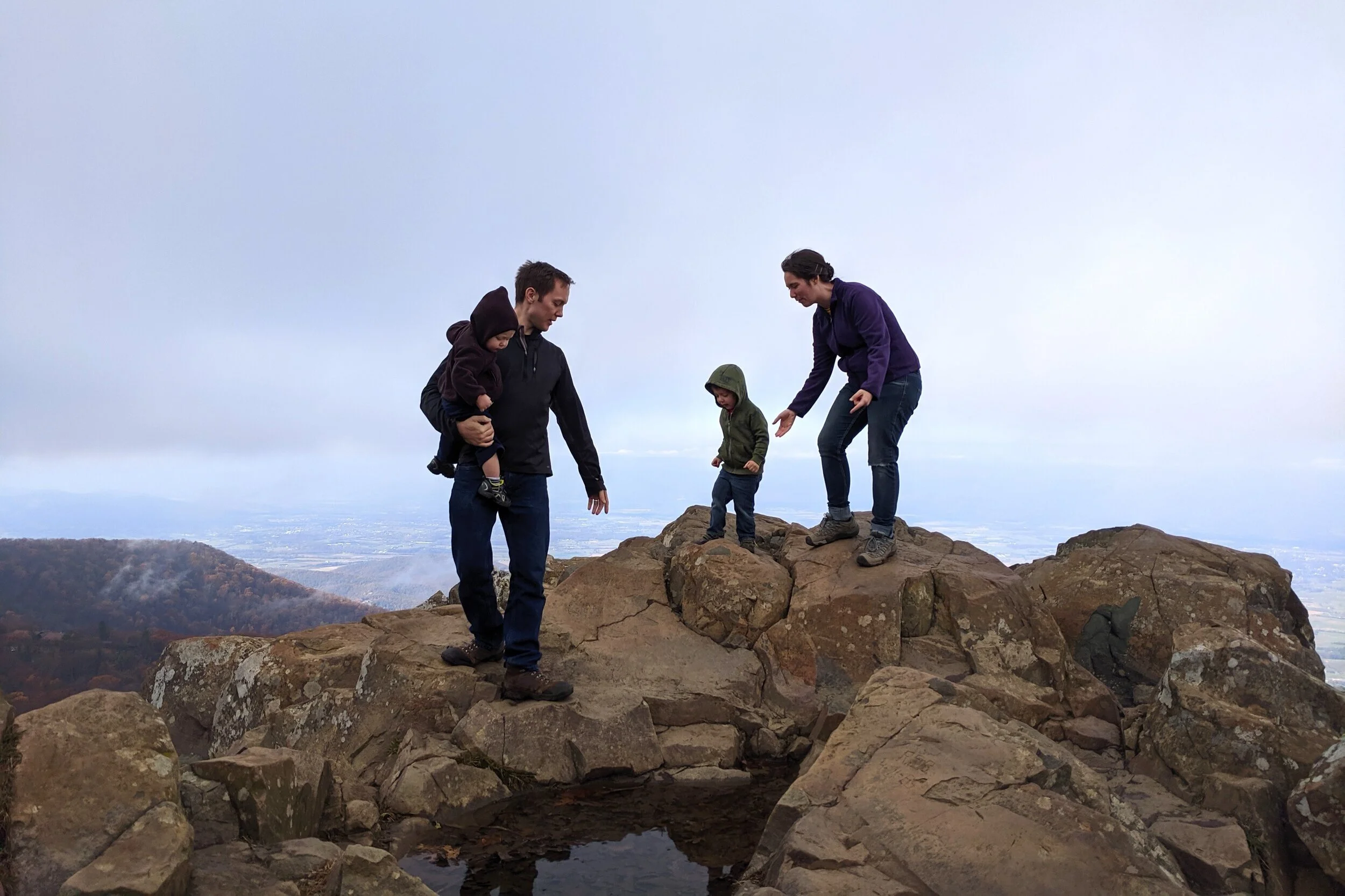  My family enjoying the outdoors together. 