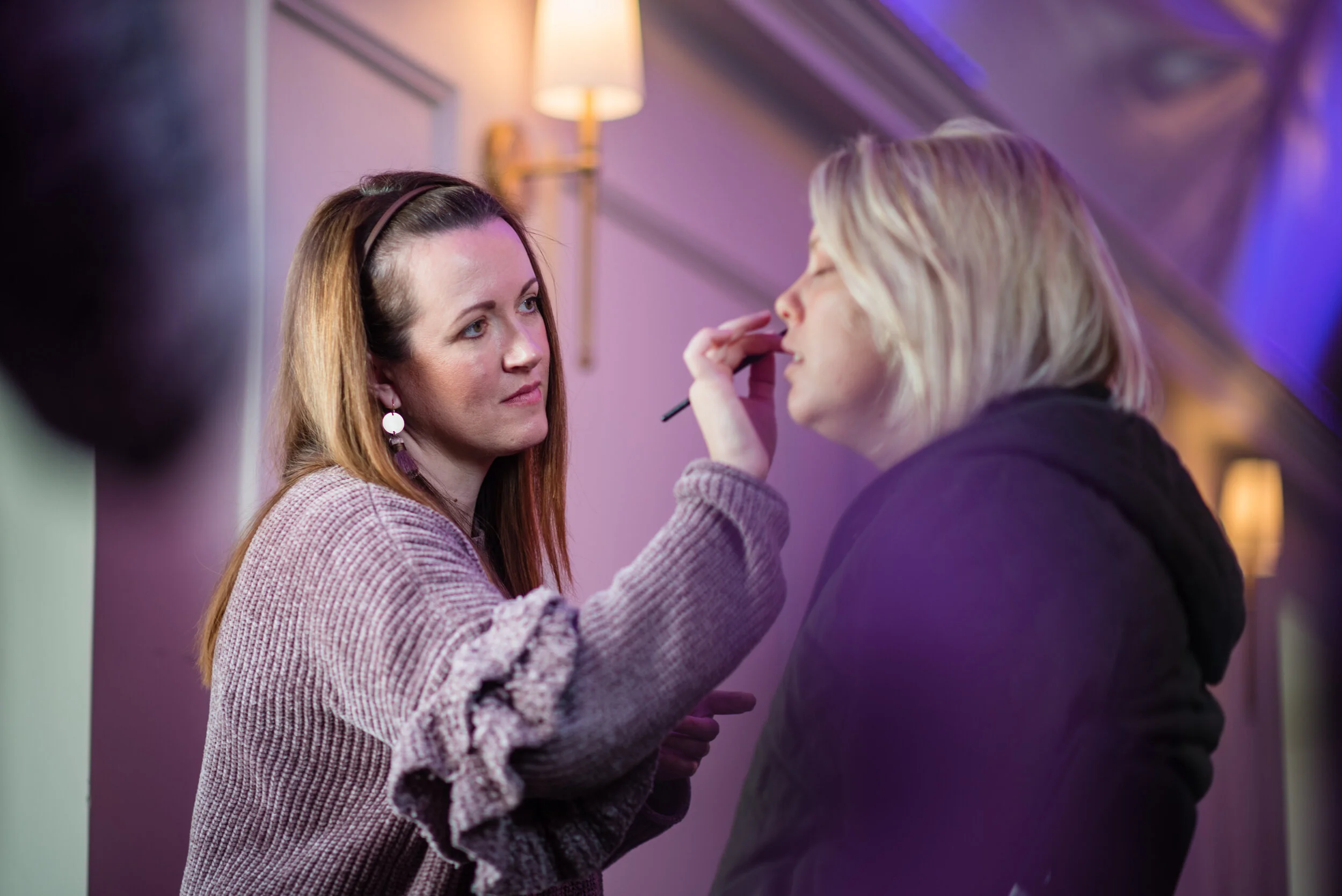  Makeup artist Finn Mauritzen, owner of  Blush Away Makeup  