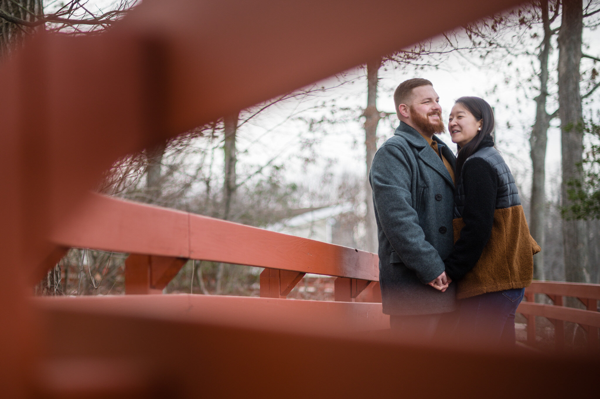 Creative engagement photos in Northern Virginia