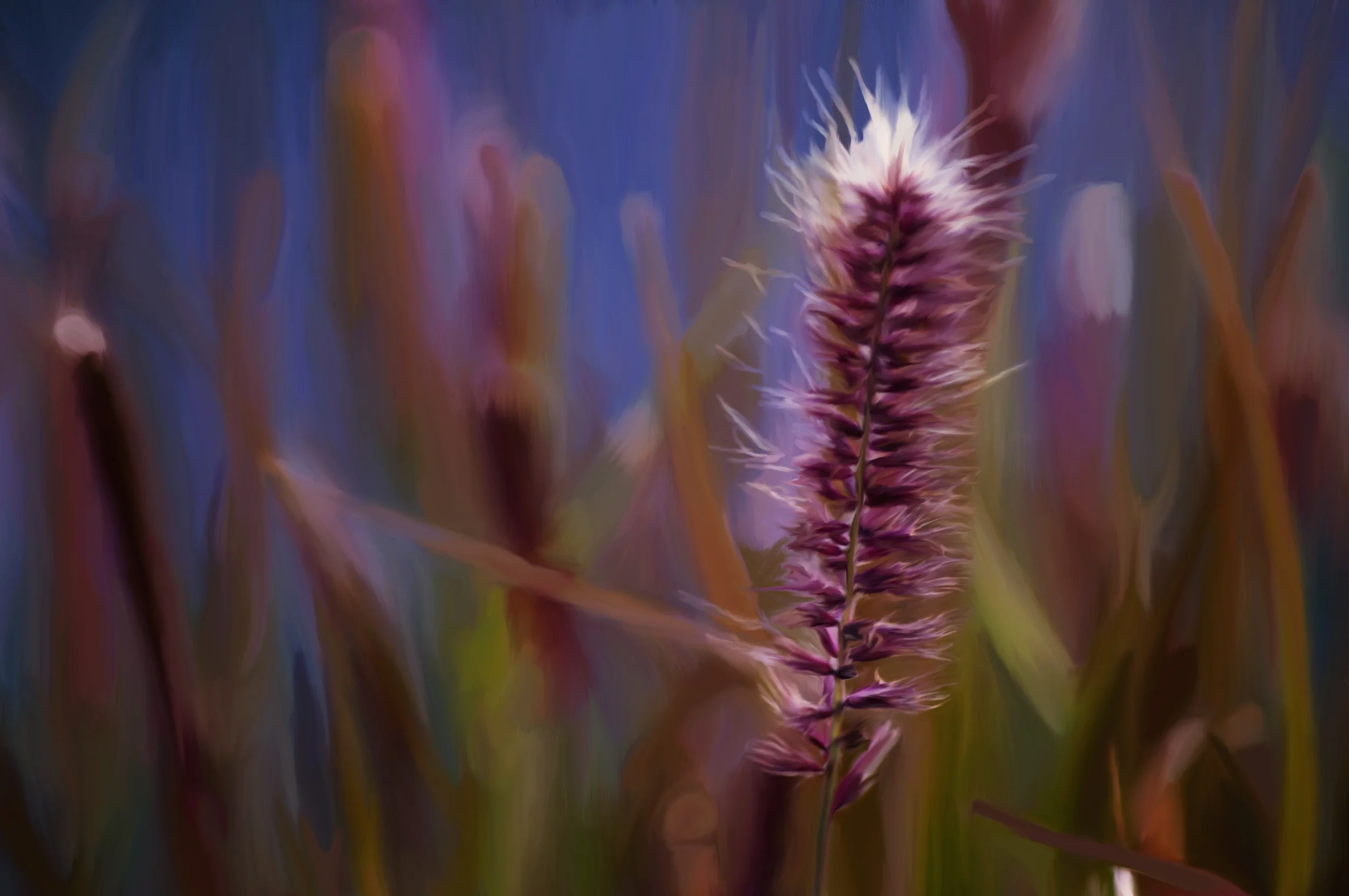  Digital painting of a photograph I took.  Date: December 18, 2011 