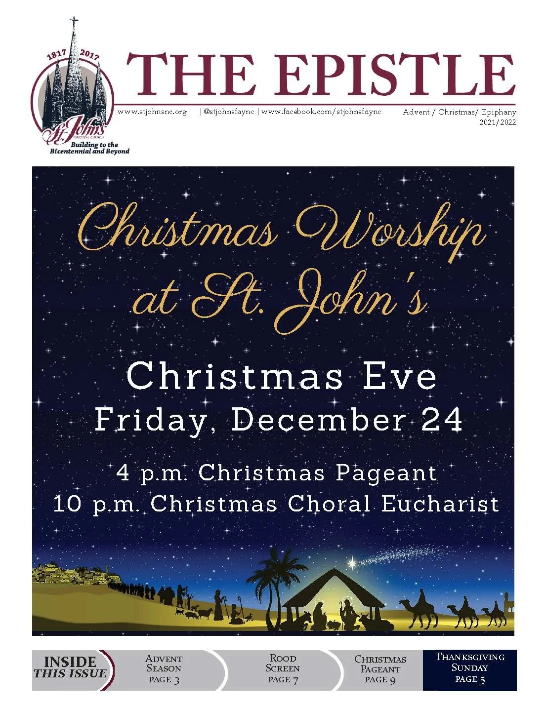 St Johns Christmas Pageant 2022 St. John's Episcopal Church
