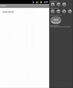 AVD Running Hello World with no coding