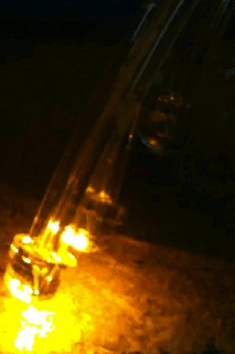 Poorly animated GIF showing how the LEDs flicker,