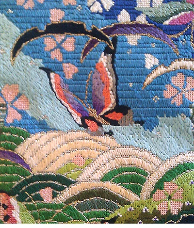 Needlepoint detail by Shana