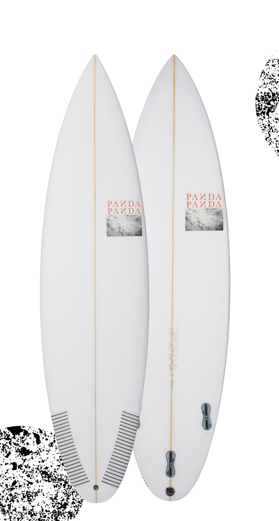 B2 The B2 model is one of the original PANDA curves that we began with. A high performance shortboard best suited to punchy, hol - low waves - due to the extended bottom curve and the deep sin - gle concave running throughout. It surfs tight in the pocket and releases beautifully off the lip. This is a team favourite for taking to strange, exotic, far-out lands such as Indonesia and Uranus, or when the surf is just ‘fiiiiiiiiiring’ at your local beachie. 