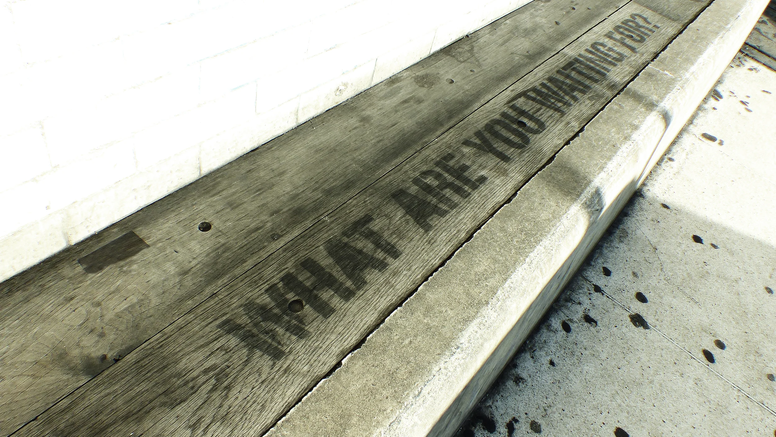 Candy Chang - Sidewalk Psychiatry