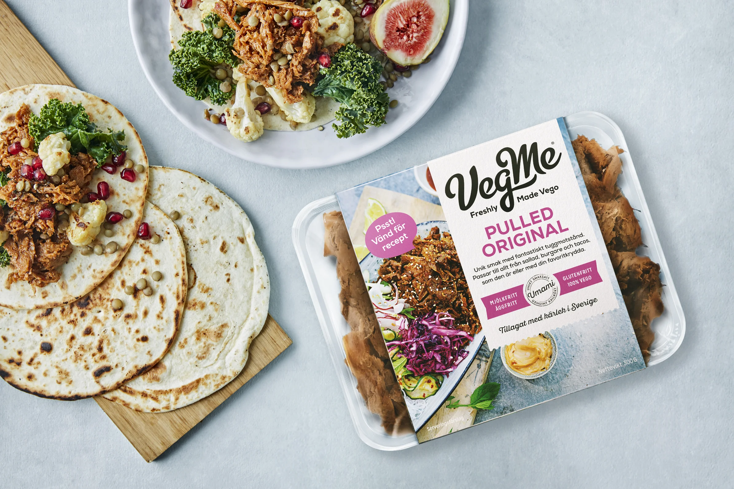  VegMe Vegan food packaging / 2018  Client: Nordic Lunch/VegMe  Agency:  Scandinavian Design Group  