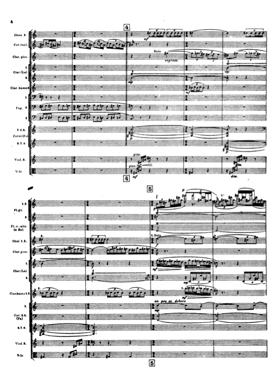 Stravinsky, The Rite of Spring, Rehearsal Numbers 3-5