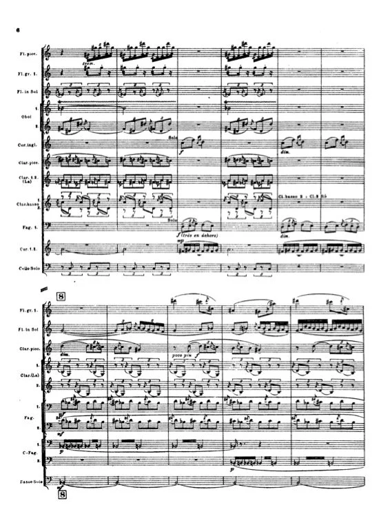 Stravinsky, The Rite of Spring, Rehearsal Numbers 7-8