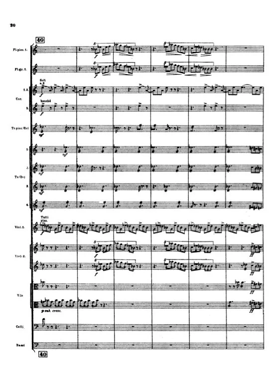 Stravinsky, The Rite of Spring, Rehearsal Numbers 40 &amp; 41