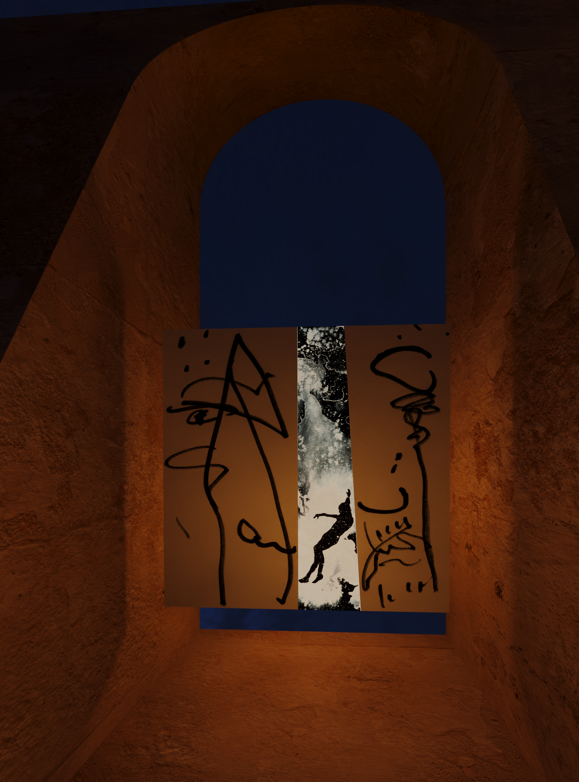 ANAXIMANDER: Rooms - Tower, alcove installation study View I