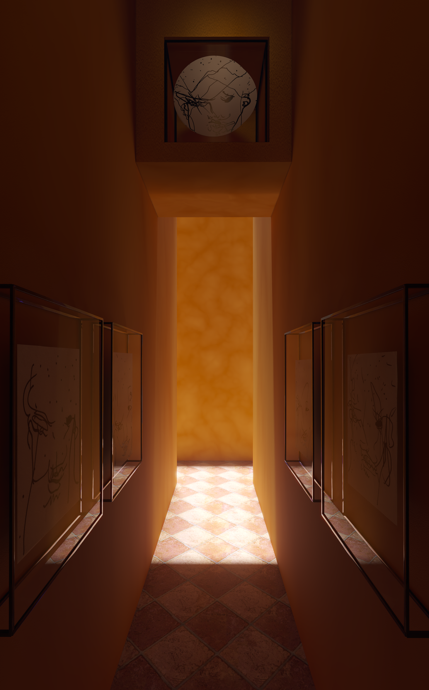 ANAXIMANDER: Rooms - Courtyard, Passage View with ANAXIMANDER: Sentinel