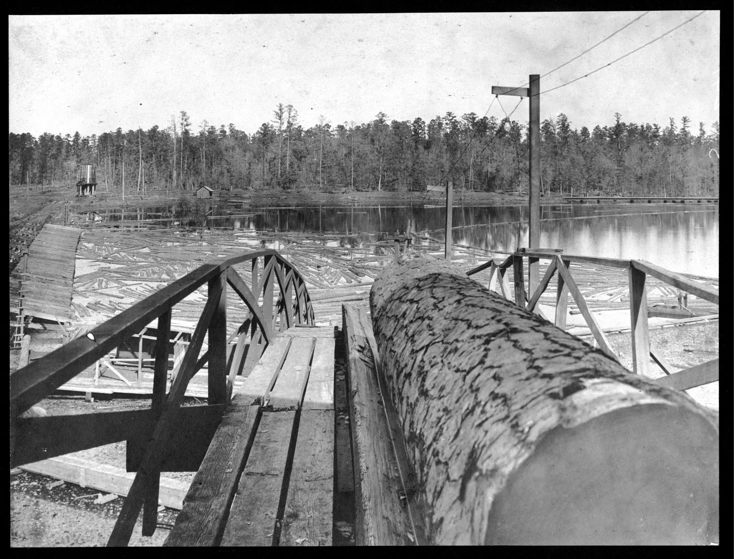 S.P. 241 view of log pond from incline