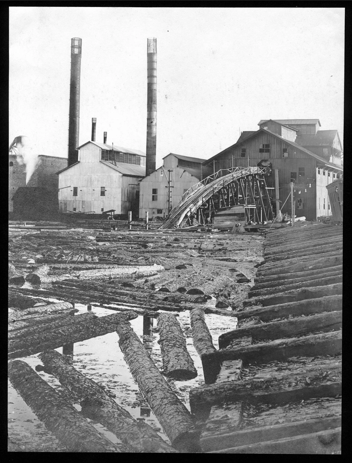 S.P. 258 log pond and yellow pine saw mill