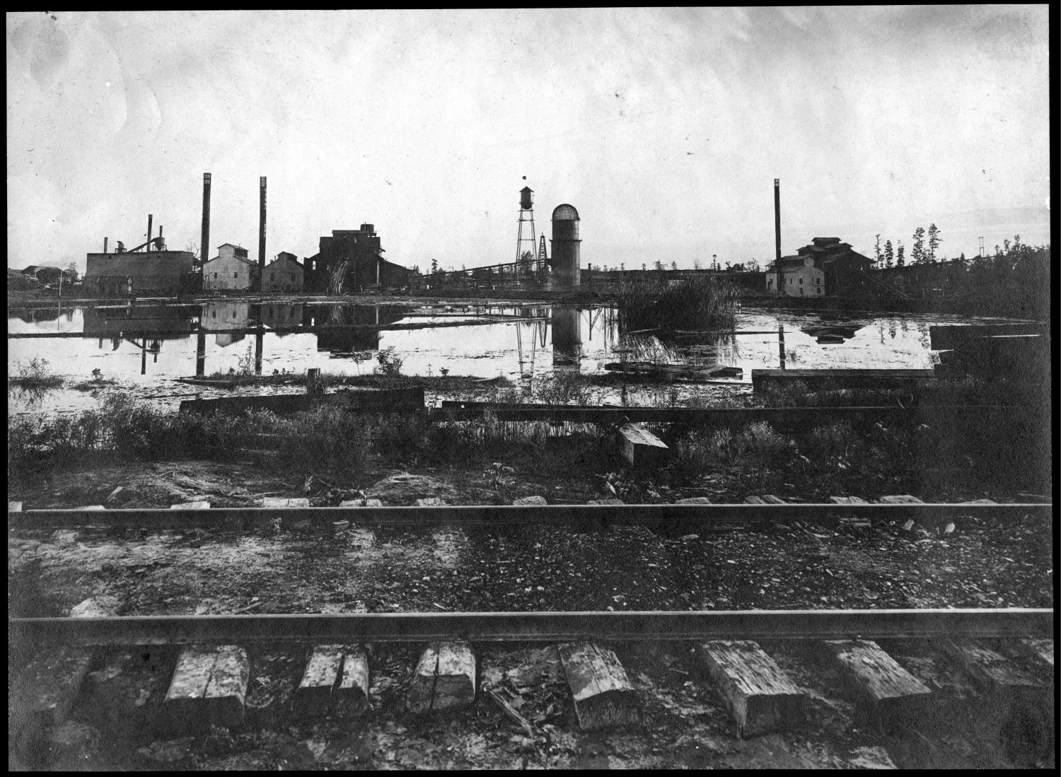 S.P. 259 Mills 1 and 2 from across mill pond 1907