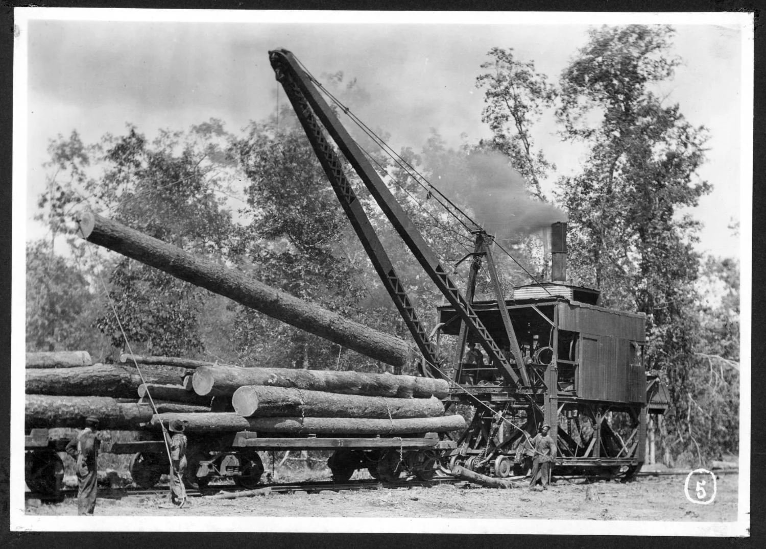 S.P. 301 backside steam log loader