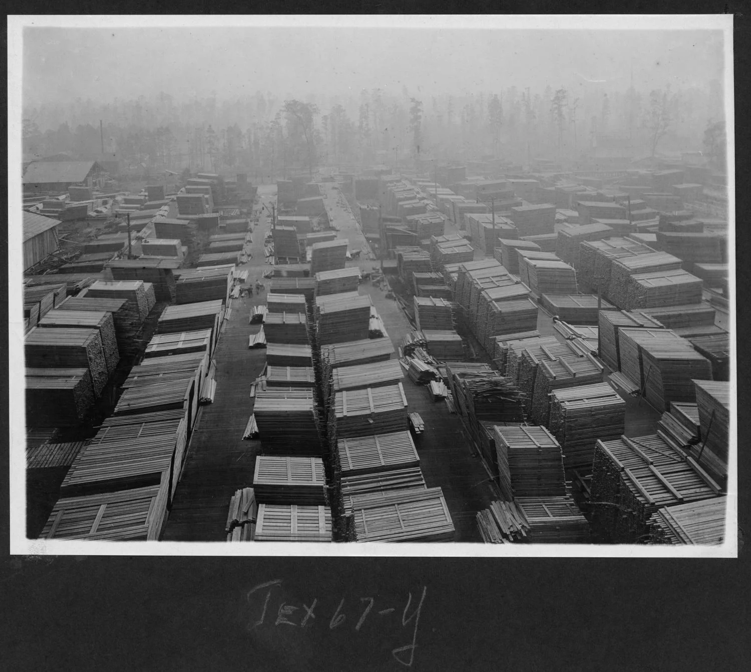 Tex67 Lumber Yard View from the South