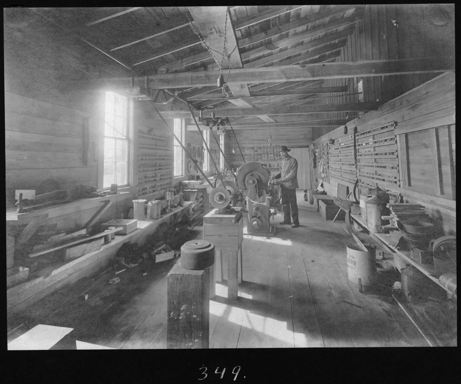 S. P. 349 Planing Mill Filing Room