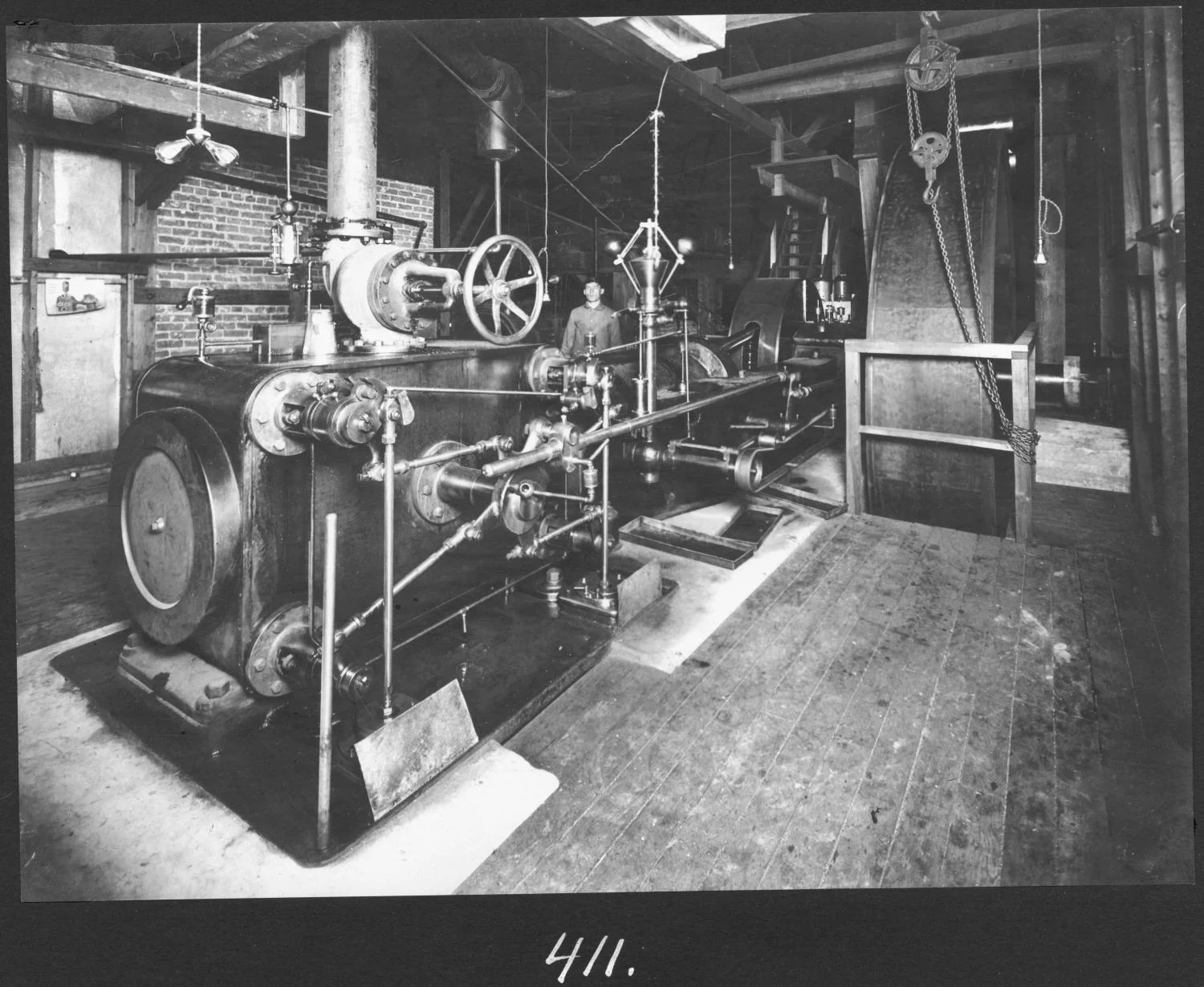 S. P. 411 Planing Mill Engine Room