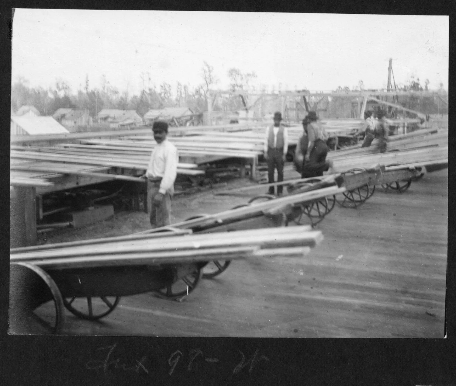 Tex98 Men with Carts on the Loading Dock
