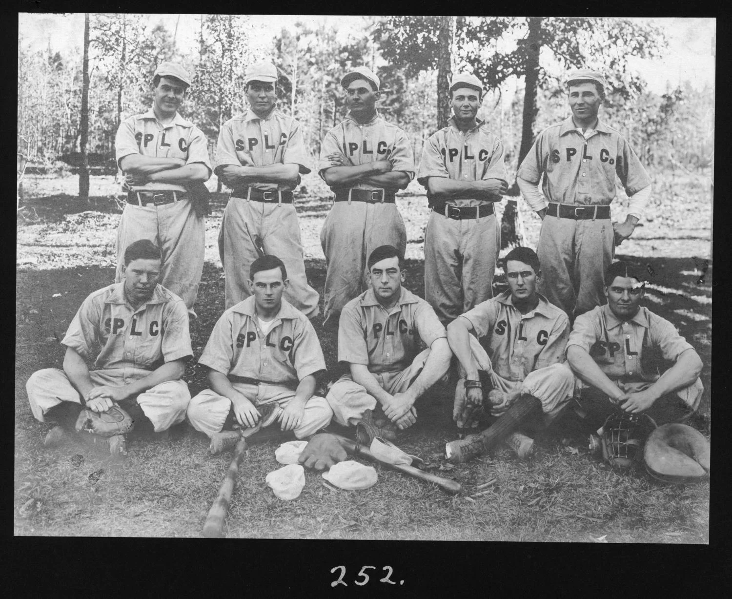 S.P. 252 baseball team 1907