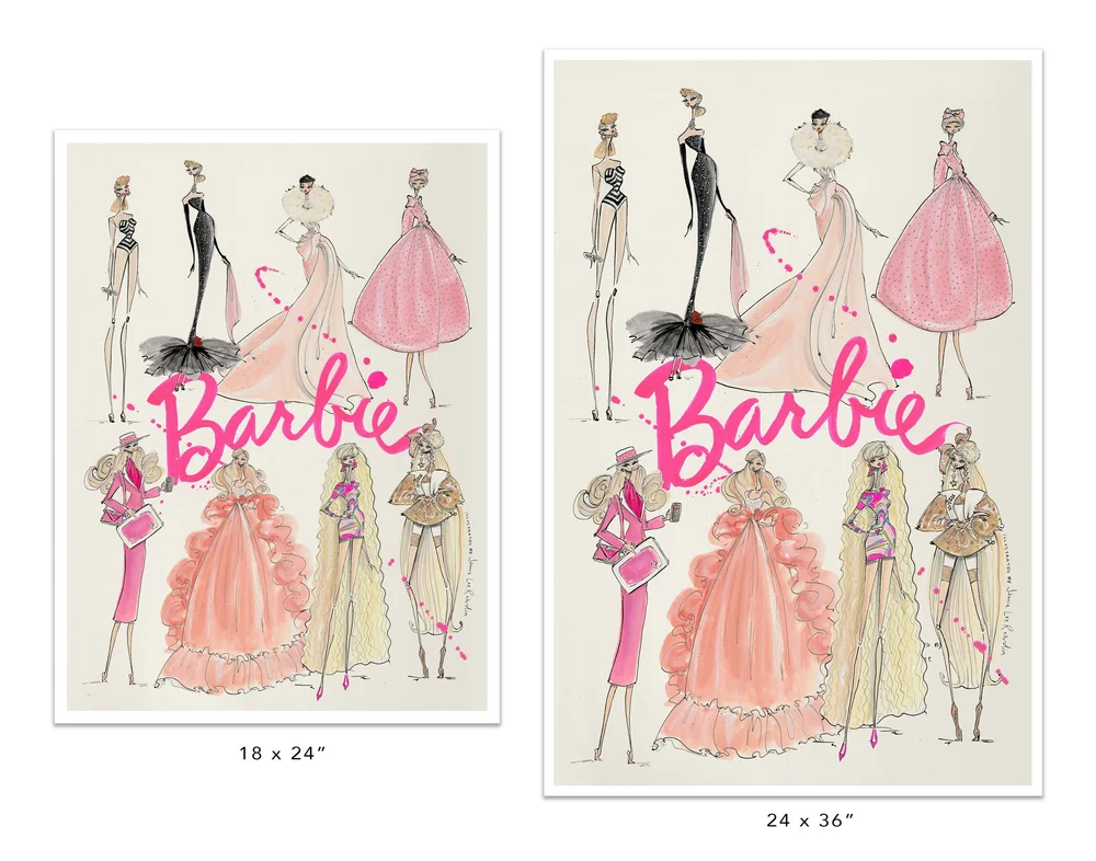 Barbie Clothes Drawing Sketchbook Series: Barbie Dolls — Jamie - Main Image