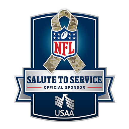 NFL - USAA co-branded Salute to Service Logo