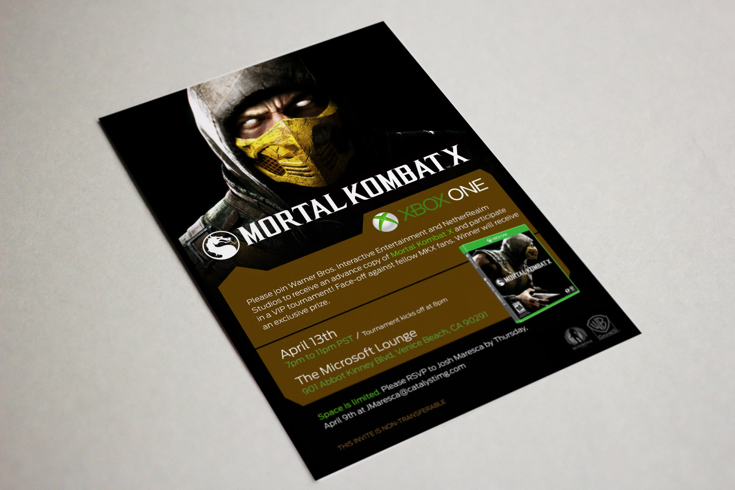  Client: Microsoft - XBOX One 