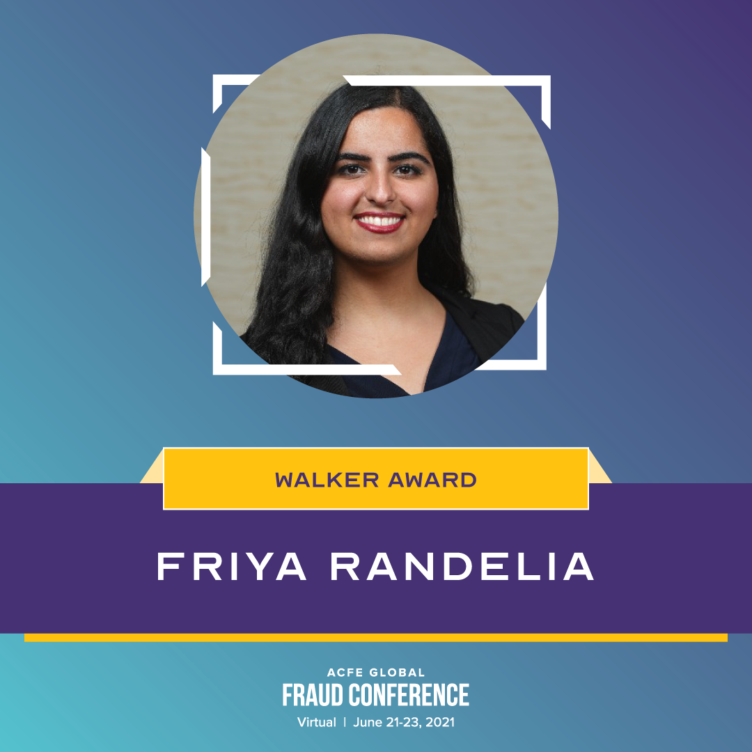 The Walker Award: Friya Randelia
