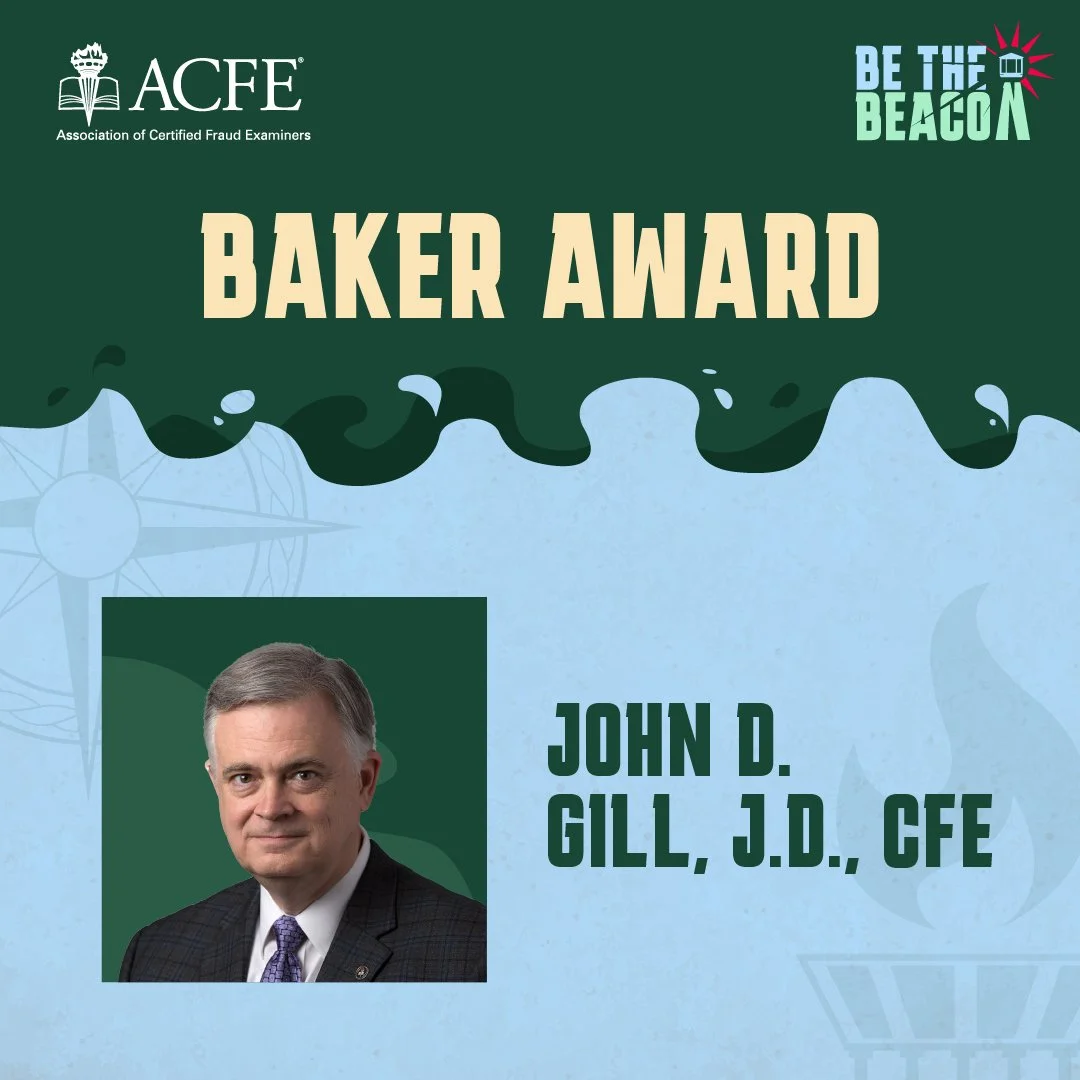 2026 Baker Award: John Gill, J.D., CFE