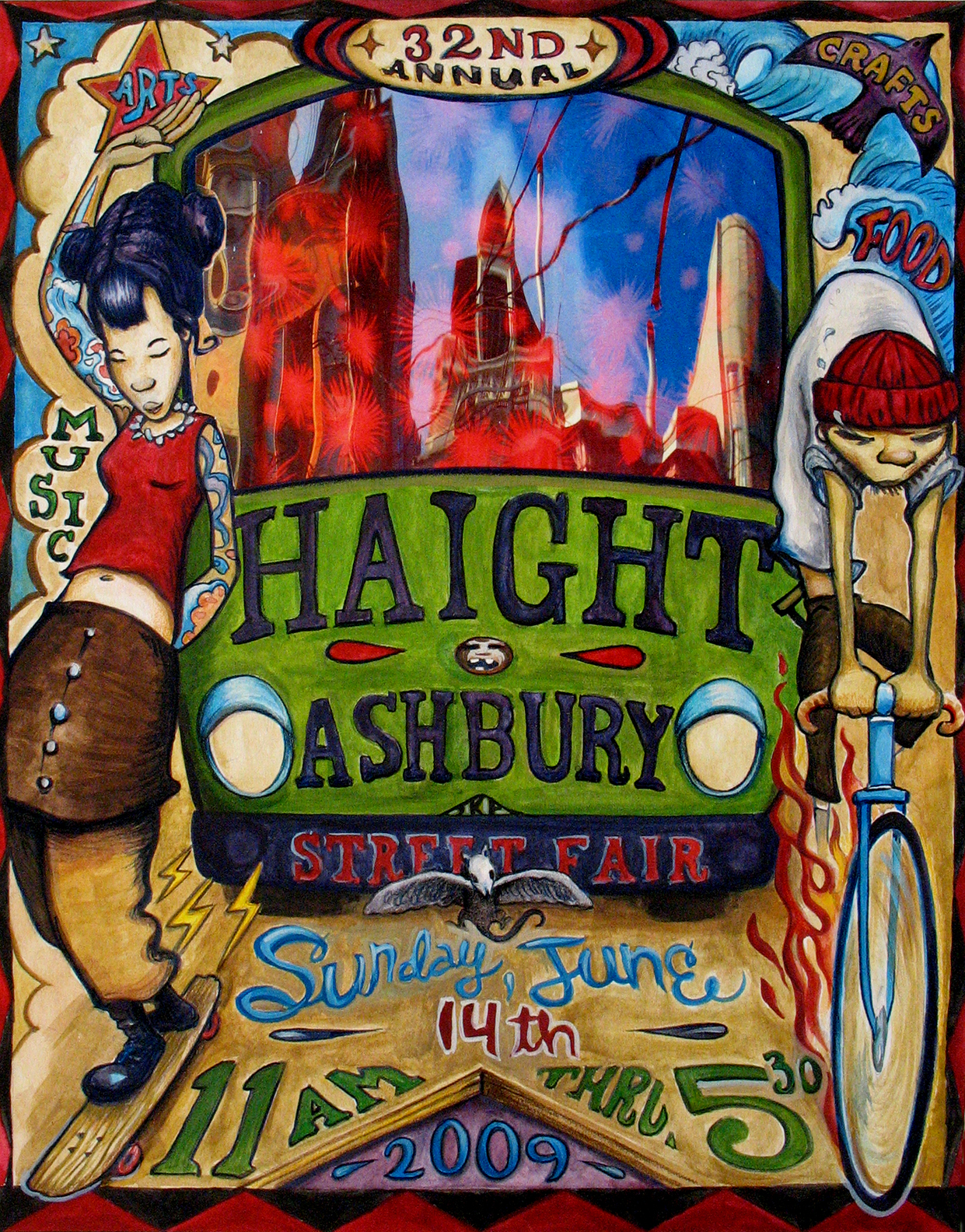 Haight Ashbury Street Fair - poster entry