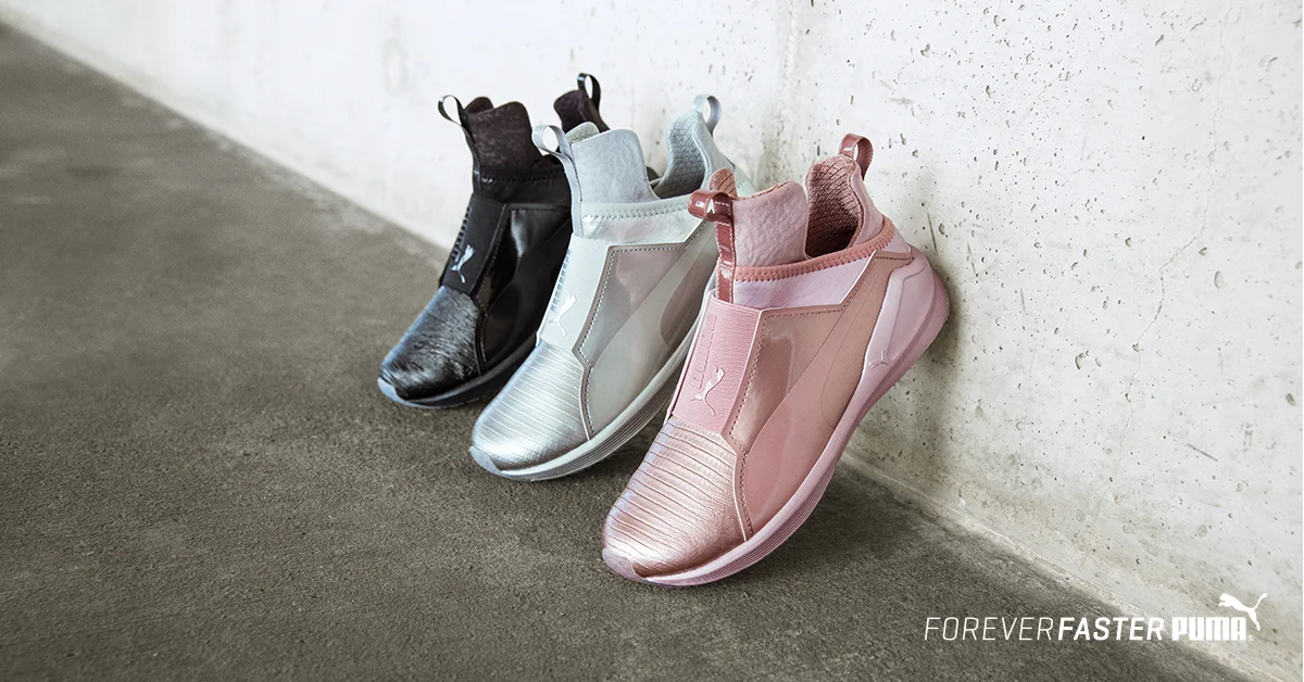 pink puma fierce sneakers