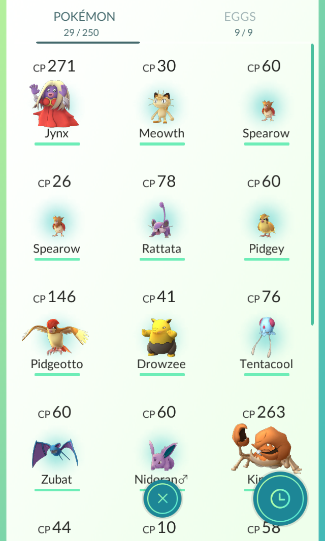  The Jynx I caught today is the pride of collection... for now. 