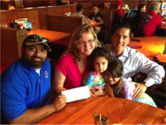 Irish Family with DC Bowl Committee Board Member Paul Norman