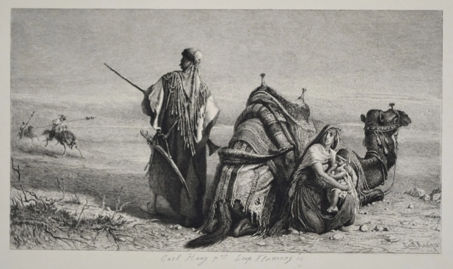 Danger in the Desert (after Carl Haag)