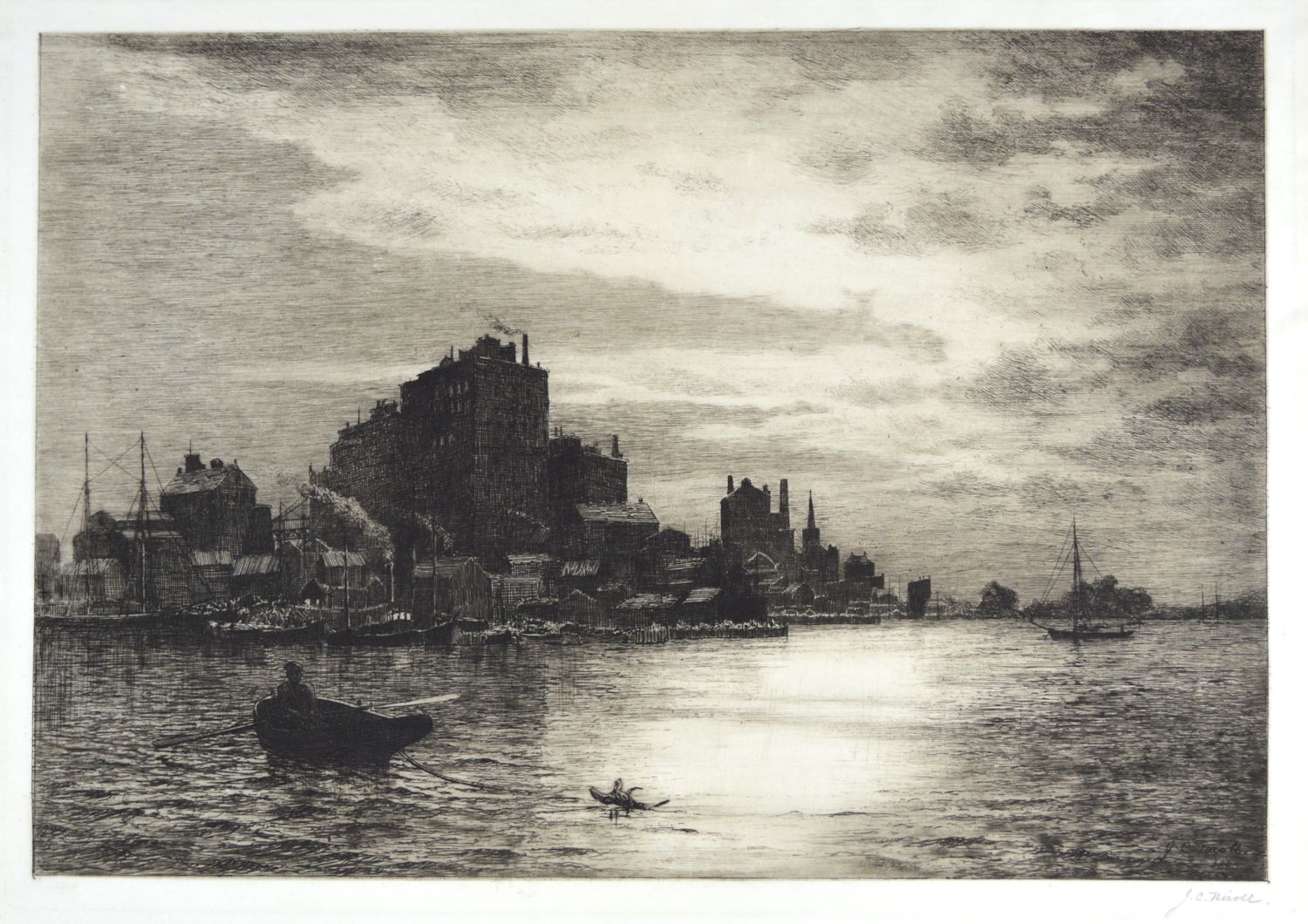 Harbor by Moonlight