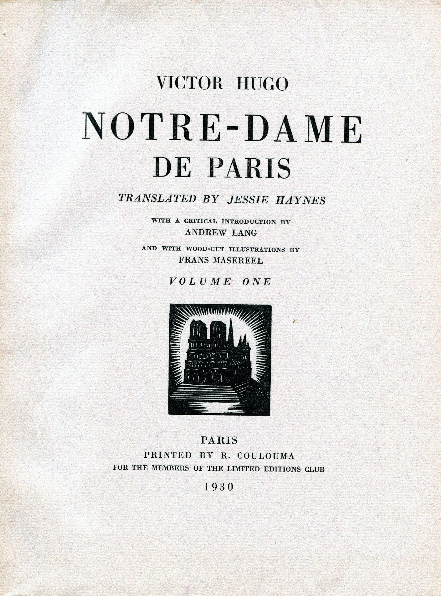 Victor Hugo: Notre-Dame de Paris