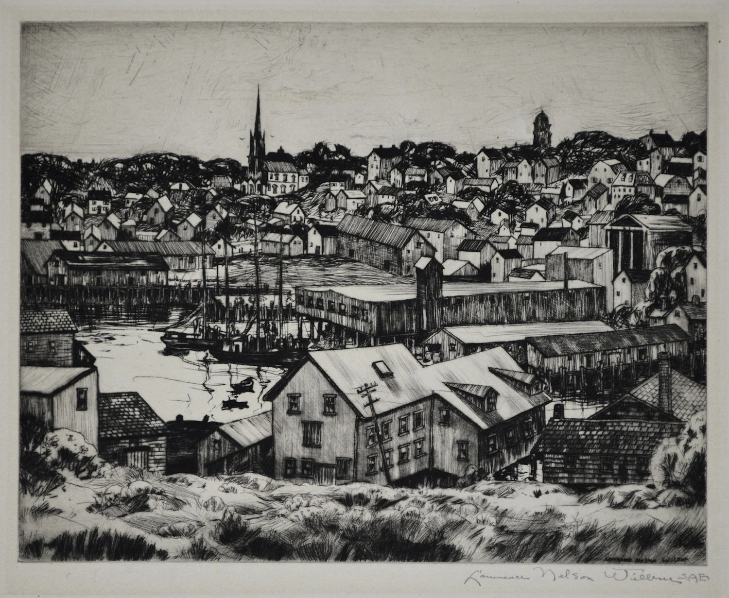 View of Gloucester Harbor