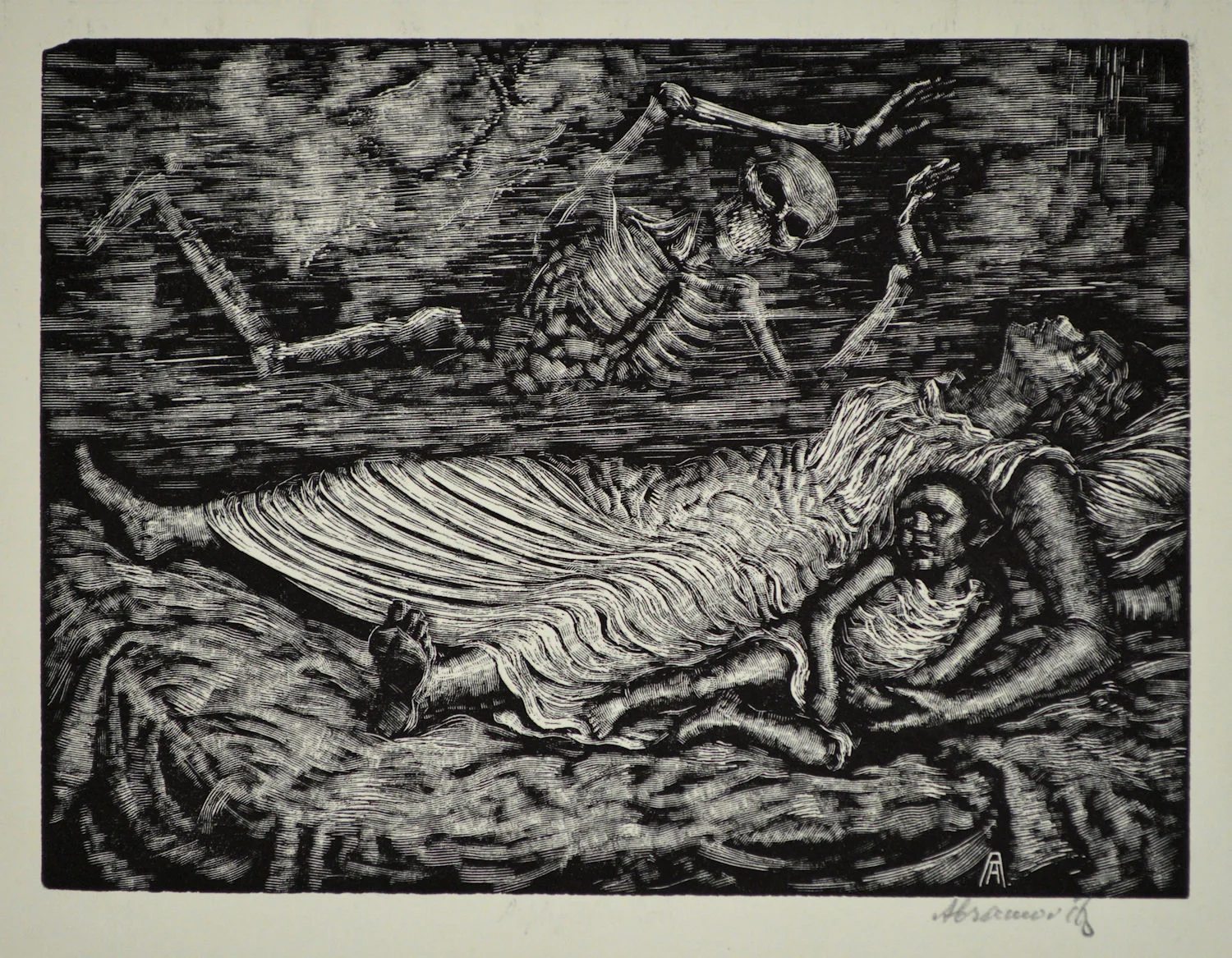 Mother, Child, and Skeleton