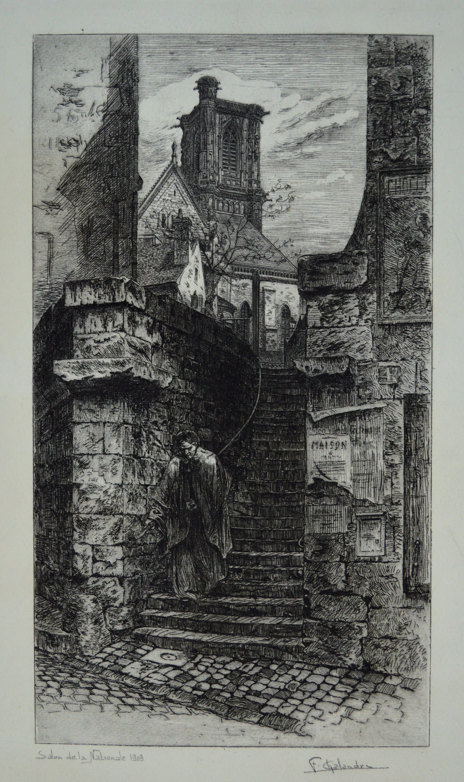 Nevers - Escalier de la Rue des Jacobins