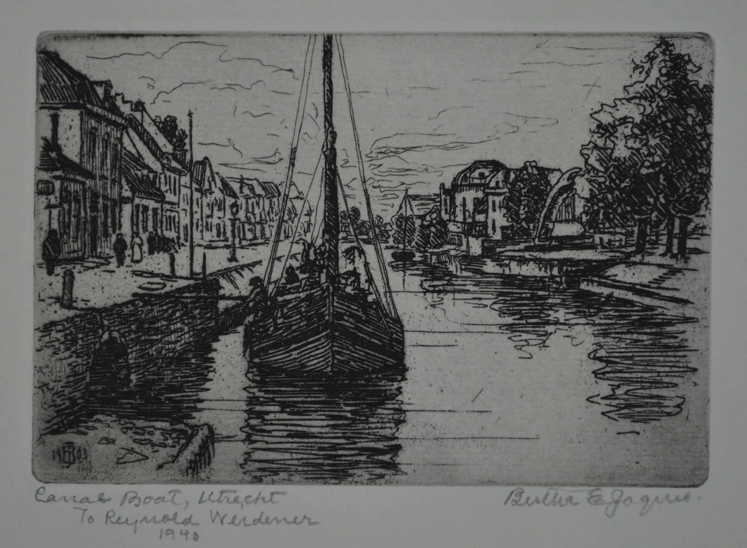 Canal Boat, Utrecht