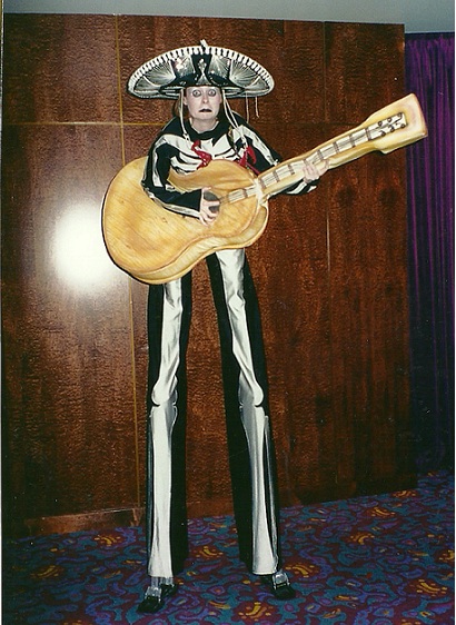 Mardi Gras Parade Stilt Skeleton