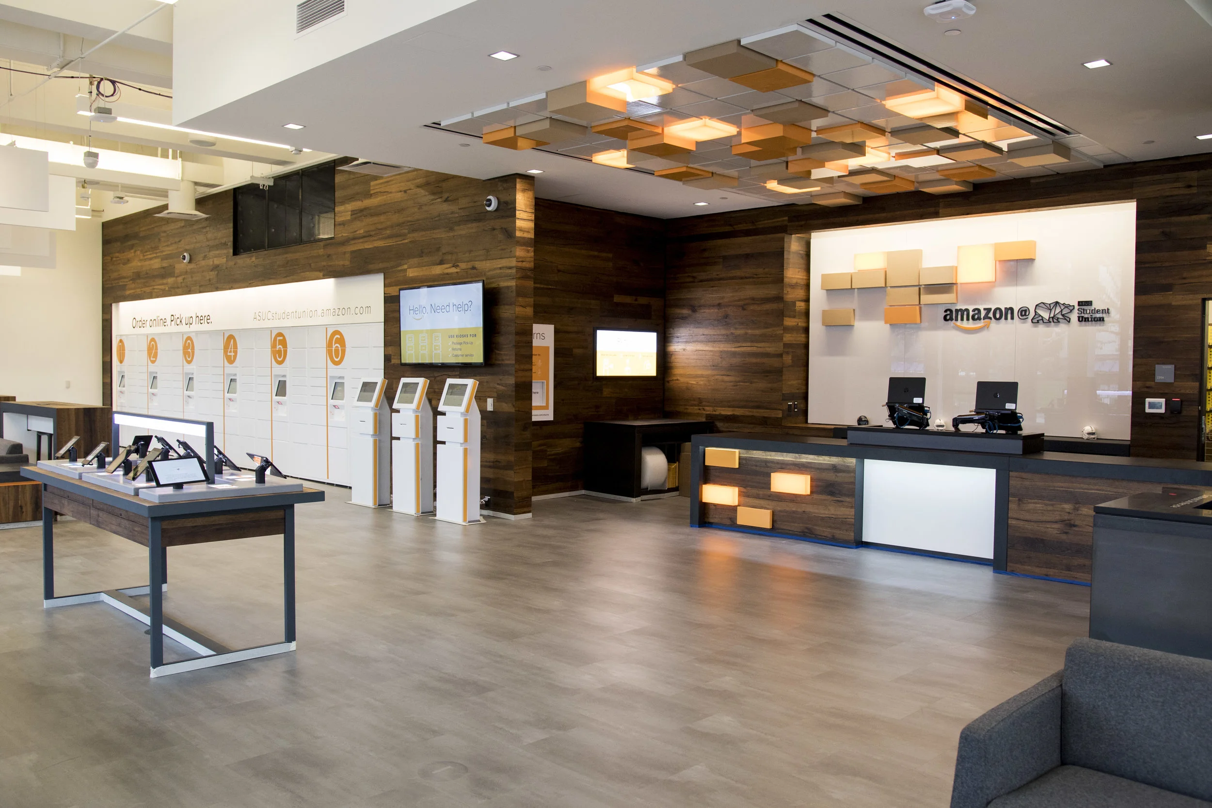 Amazon@ASUCStudentUnion interior shot published here .