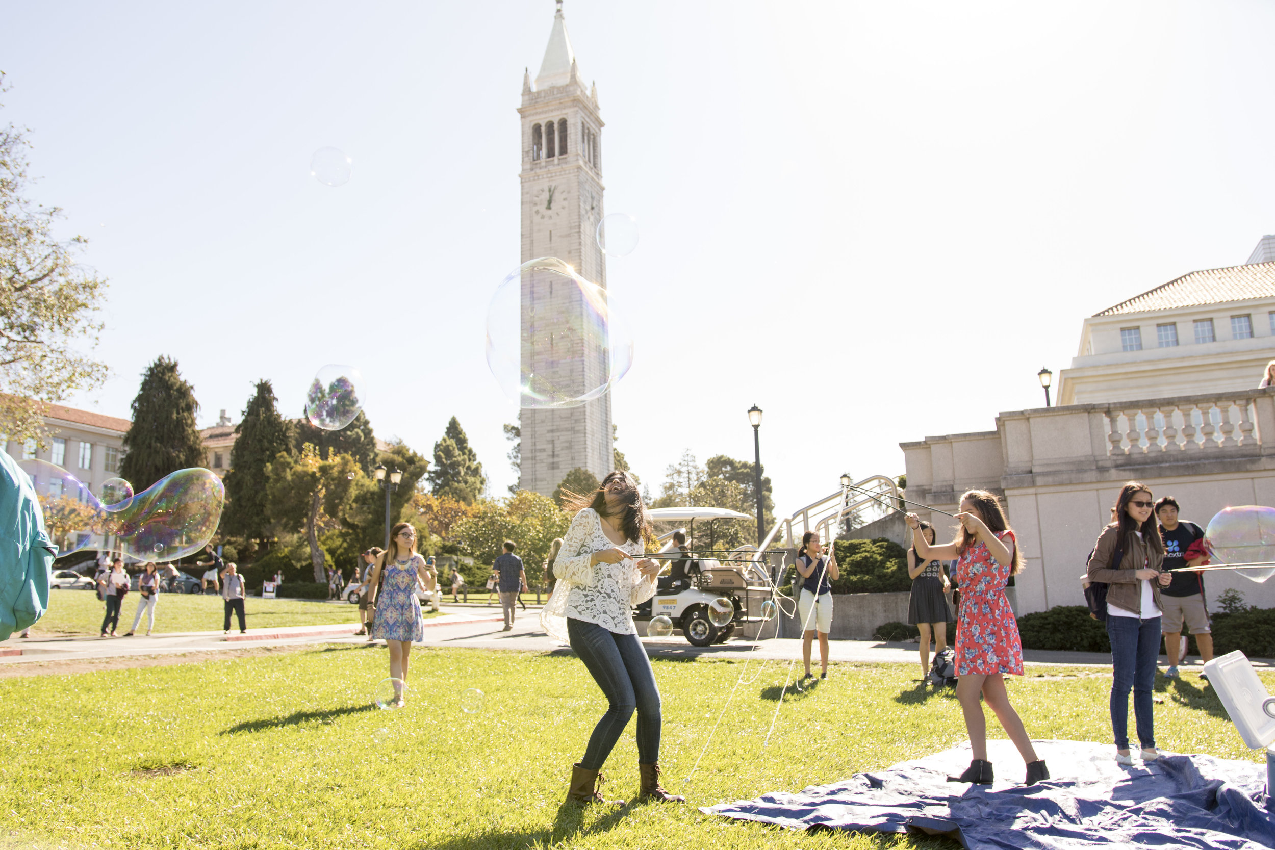 Literally, Bubbles : student group event at UC Berkeley