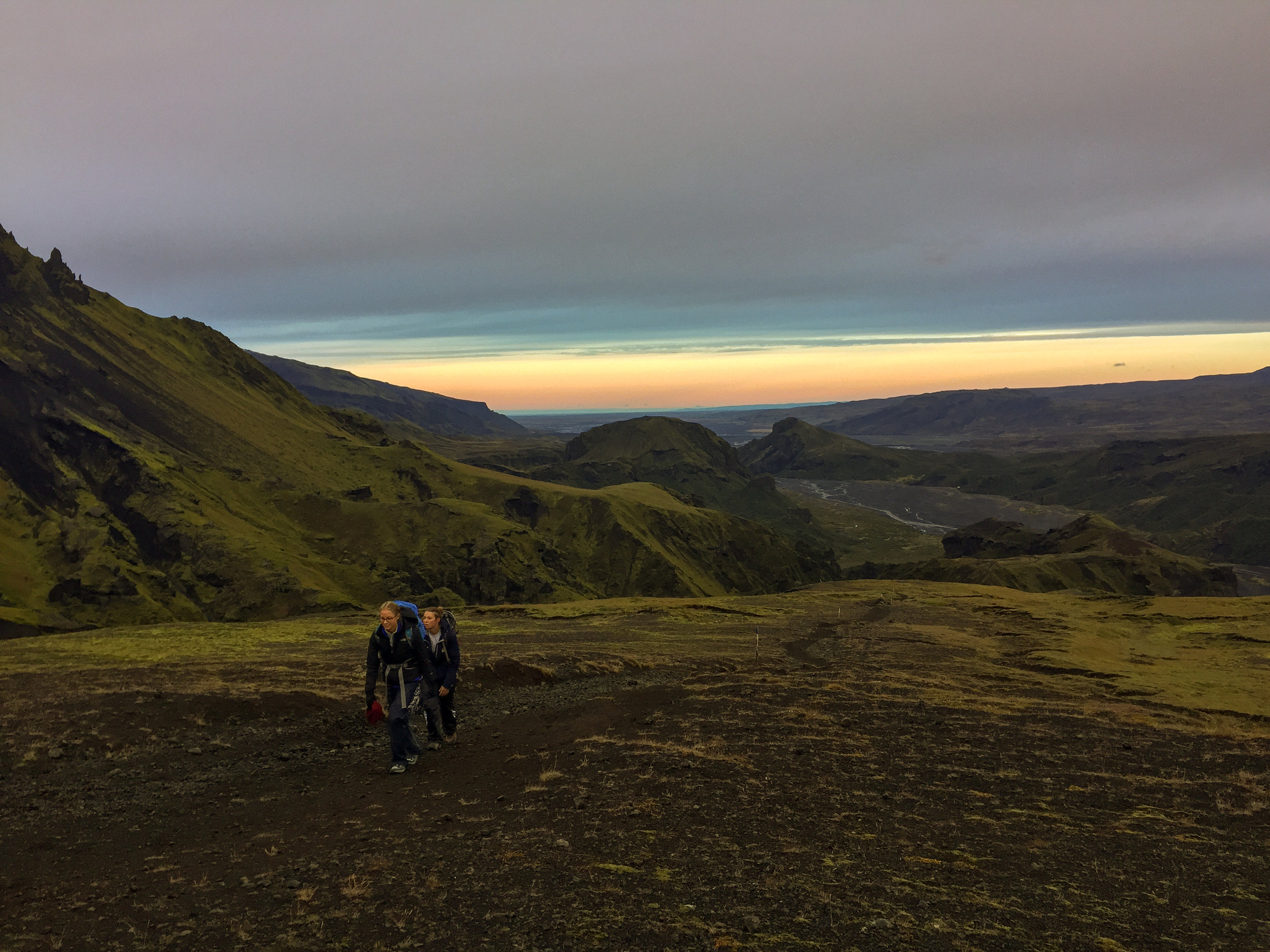 Nothing like starting day 3, mile 35 at 5:30am. But hey, at least we got a fantastic sunrise.